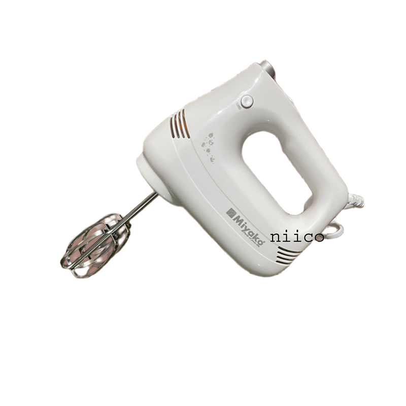 Picture of Miyako 5 Speed Setting  Durable Super Hand Mixer & Electric Egg Bitter/ Dry Food / Mixing Cake /Cookies/ Biscuits in White Is Versatile and Efficient Electric Bitter Effortless and Convenient-(1 Year Warranty )