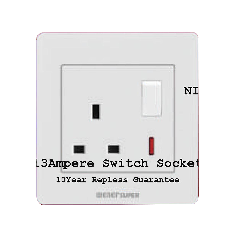 Picture of Wiener Super  Premium Quality 13 Ampere Switch Socket  -(10 Years Repless Warranty)