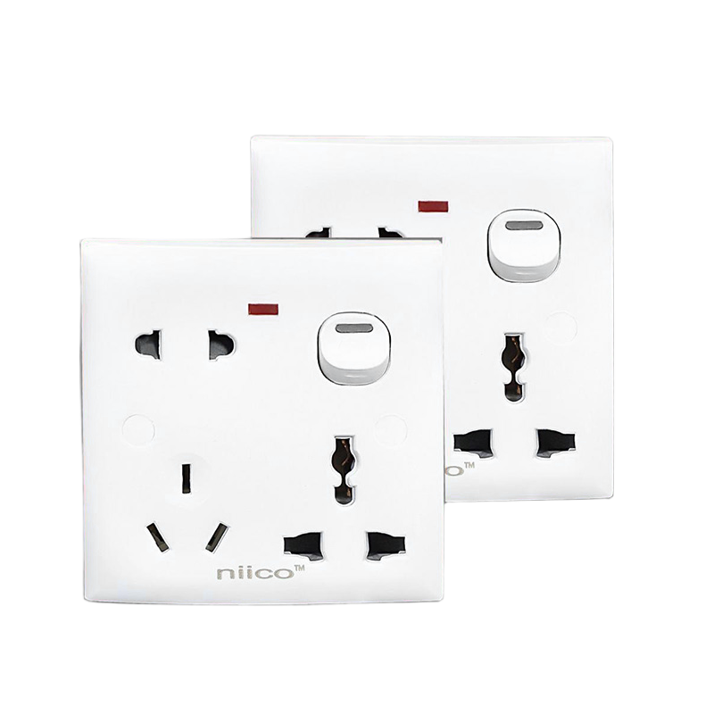 Picture of 6 Pin Heavy Duty 16 Ampere niico Switch Socket Bundle Offer - 2 (PCS)