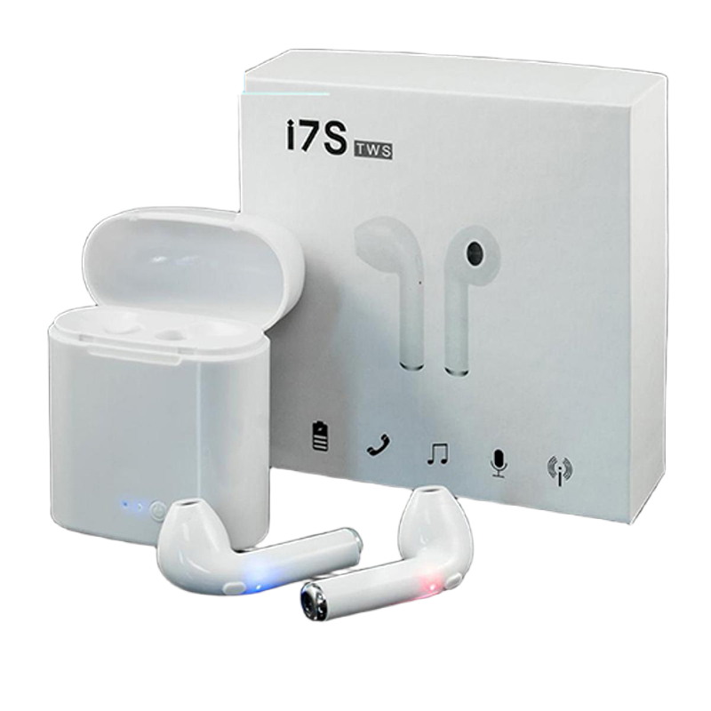 Picture of Double Dual  Heavy Duty Earphone With Power Case Model- i7sTWS - Bluetooth Headphone - Air Buds - Tws