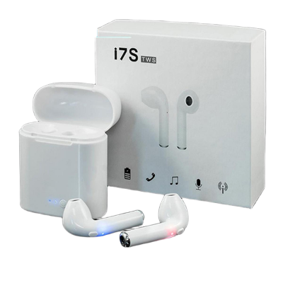 Picture of Double Dual  Heavy Duty Earphone With Power Case Model- i7sTWS - Bluetooth Headphone - Air Buds - Tws