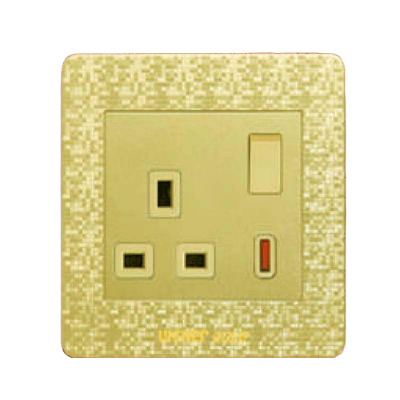 Picture of Exclusive  Winer Gold 13 Ampere Switch Socket-(3 Years Repless Warranty)