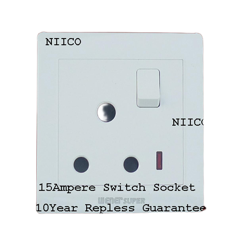 Picture of Wiener Super  Premium Quality 15 Ampere Switch Socket  -(10 Years Repless Warranty)