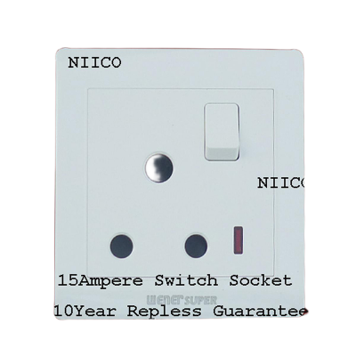 Picture of Wiener Super  Premium Quality 15 Ampere Switch Socket  -(10 Years Repless Warranty)