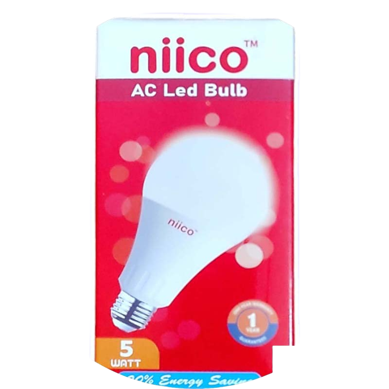Picture of ECO LED Bulb Premium Quality niico-5 Watt Pass Type holder (1 Year Warranty)