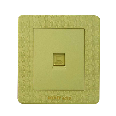 Picture of Exclusive  Wener Gold Internet  Socket-(3 Years Repless Warranty)