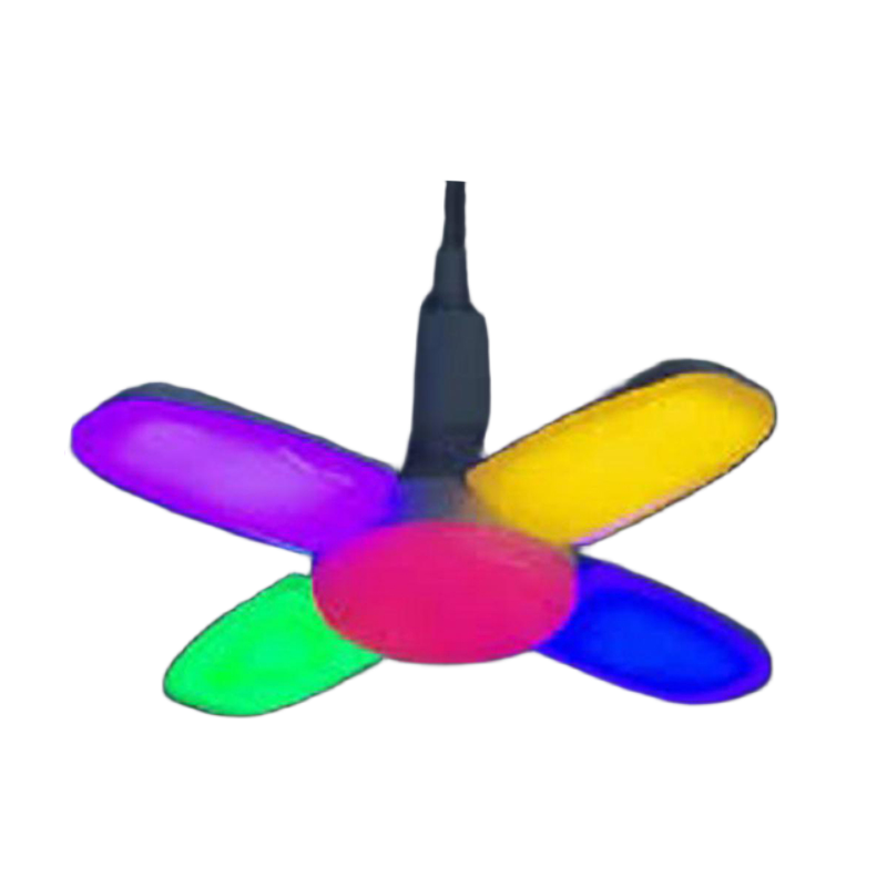 Picture of Foldable 4 Fan Blade 5 Color LED Bulb Heavy Duty -(Wing Size-2 inch)