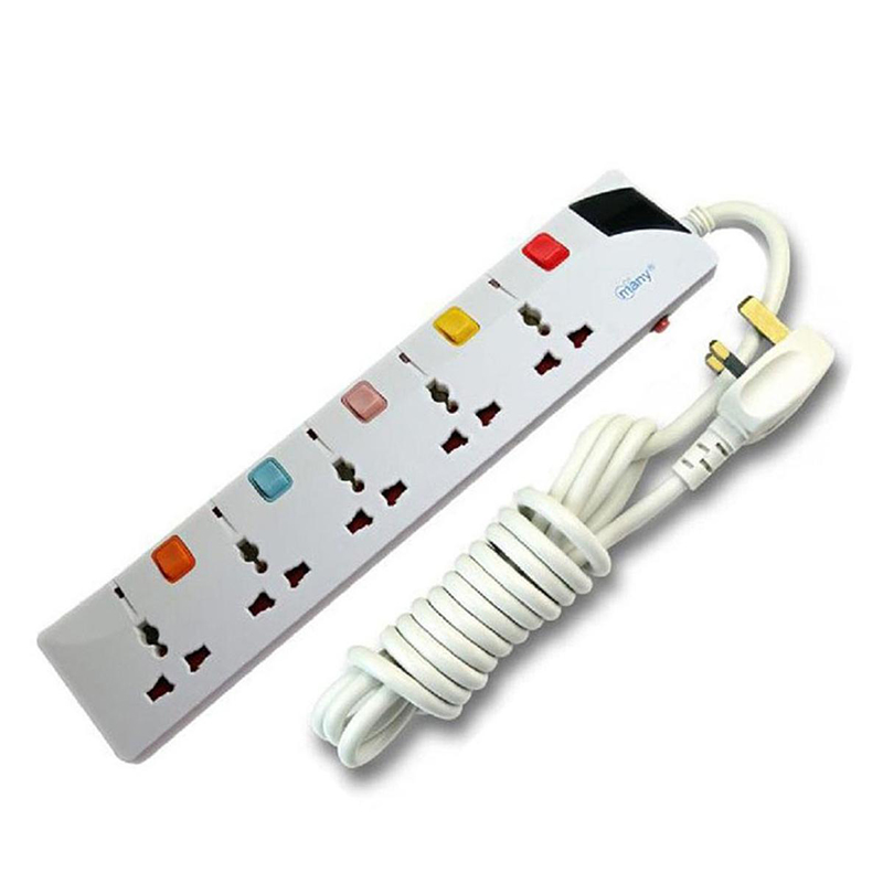 Picture of Multi Plug Heavy Duty 5 Gang Model MTS-G157-3Pin Plug/5 Meter Wire