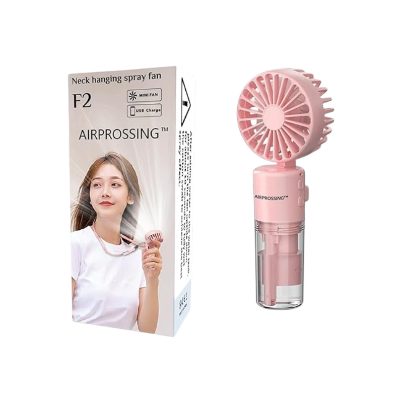 Picture of Neck hanging spray fan pink f2