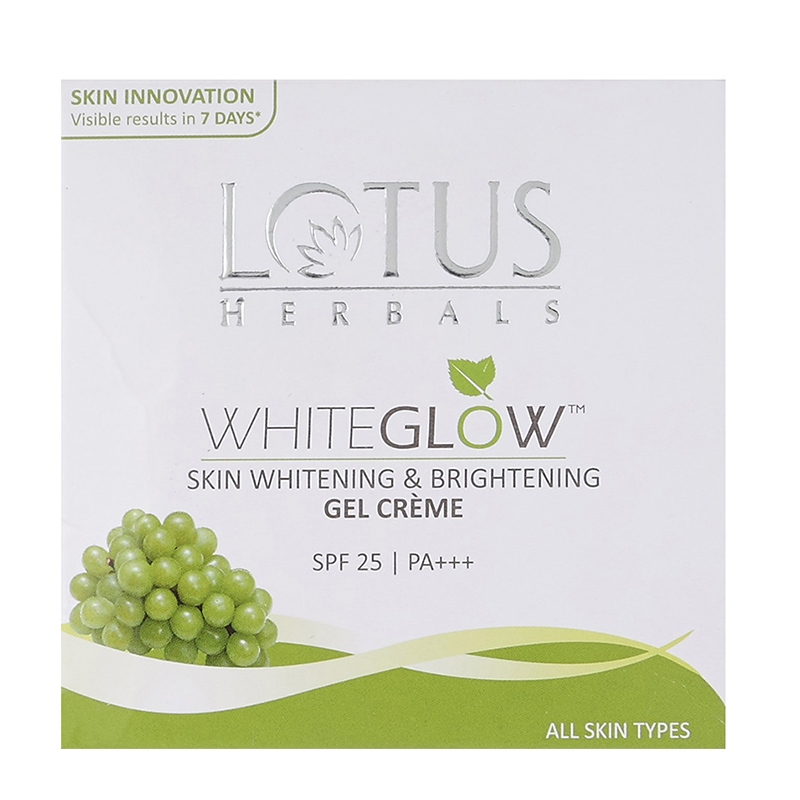 Picture of International Indian Product  Herbals Whiteglow Skin Whitening And Brightening Gel  Face Cream With Spf-25, For All Skin Types, 60g