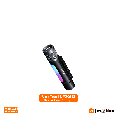 Picture of NexTool NE20161 Outdoor 12 in 1 Thunder Music Flashlight 900lm- Black