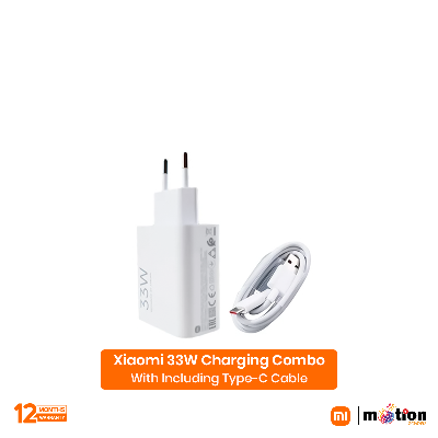 Picture of Xiaomi 33W Charging Combo (Type-A) with Type-C Cable- White (EU Plug)