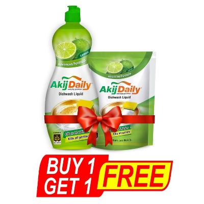 Picture of Akij Liquid Dishwasher 500 ml with free 250ml refill