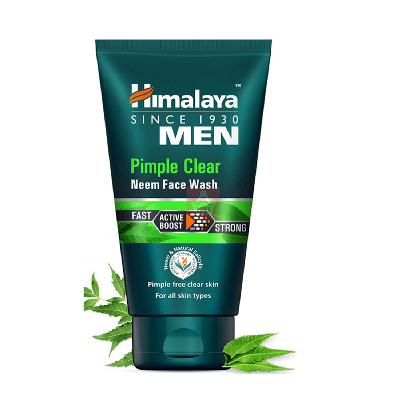 Picture of Indian product Skin care Men Pimple Clear Neem Wash face wash used for male - 100 ml