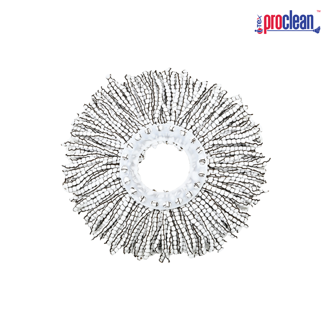 Picture of Proclean Premium 2pcs Microfiber Rotary Mop Refill RM-2685-R – Easy to Fit on All Proclean Mop Handles, Strong, Durable & Long Lasting – Super Absorbent Microfiber for Deep Cleaning Hardwood, Tile, Marble & Laminate Floors – Washable & Reusable.