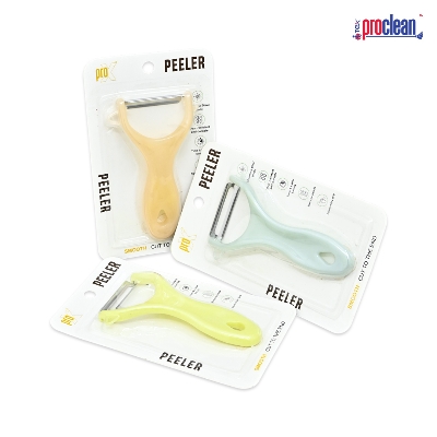 Picture of ProX High Quality Multi-Functional Peeler FP-2500 (multicolor) , 1 pcs Vegetables & Fruits  Peeler/Slicer for Quick Smooth Double Sided Blade, Multi-Functional Vegetable Cutter and Fruit Slicer/Peeler, Strong Handle to Peel Carrot Potato Melon Gadget Vege