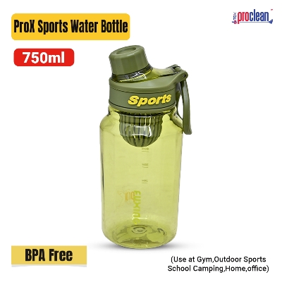 Picture of ProX Outdoor Travel 750ml Plastic Water Bottle_WB-2473 With Filter Gym Fitness Sports Bottle With Handle