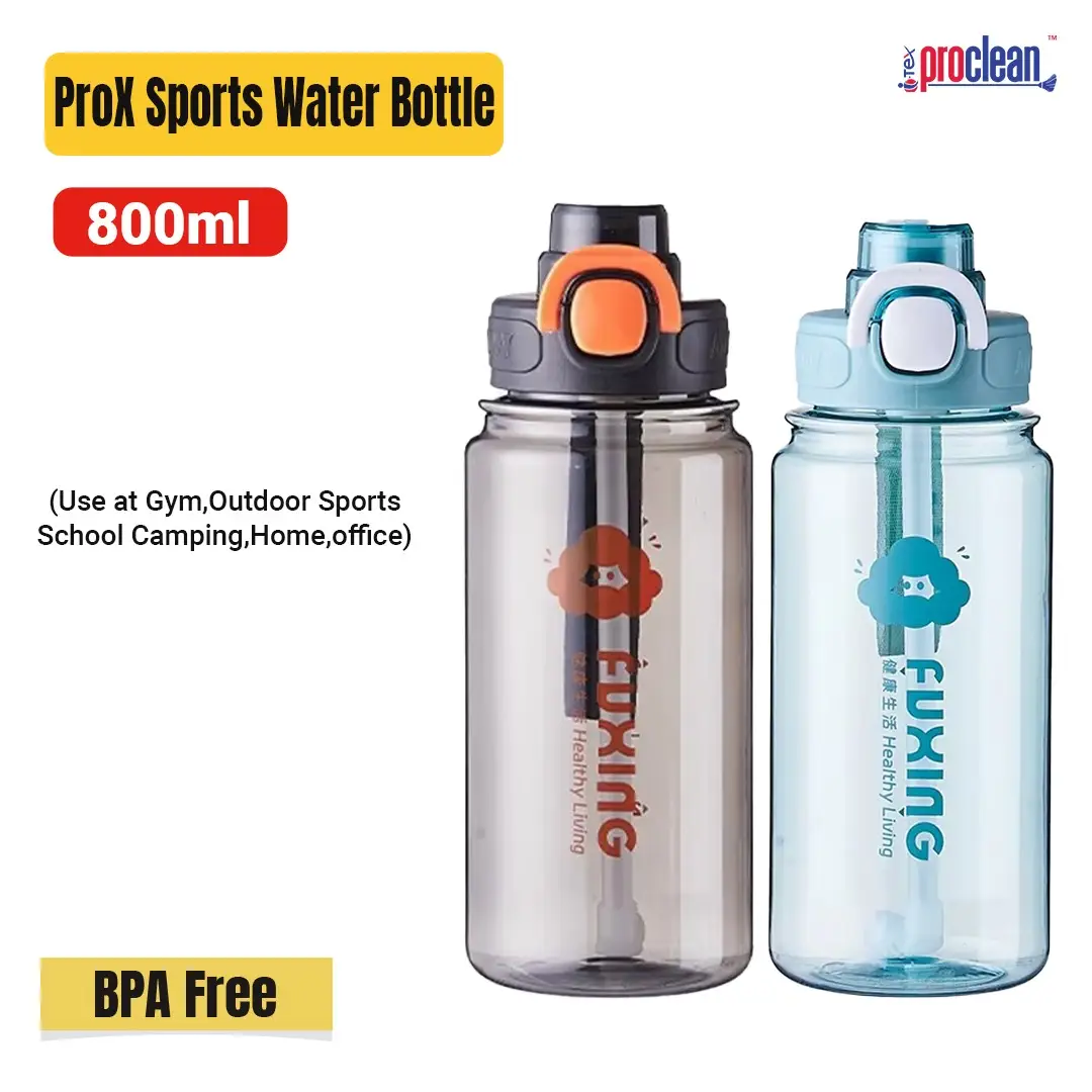Picture of ProX Bpa-Free 800 ml Sports Cup_WB-2449  Sipping Cups for Men and Women Students Portable Simple Summer Drinking Water Bottles for Children Direct Drinking Plastic Cups.