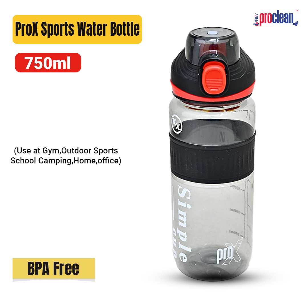Picture of ProX Bpa-Free 750 ml Plastic Water Bottle _WB-2487, Direct Drinking , Kids Sports, Camping ,Outdoor Activities with Colorful Design. Suitable for gym, workout, office and outdoor recreation.