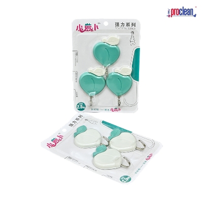 Picture of Proclean Fancy Wall Hooks_WH-2463 for Hanging  Adhesive Printed Hooks for Hanging Keys  Coats Hats Bags Ceiling Home Kitchen  Bathroom Accessories Upto 2.5 Kg Load Capacity  Sticky Hooks Pack of 3