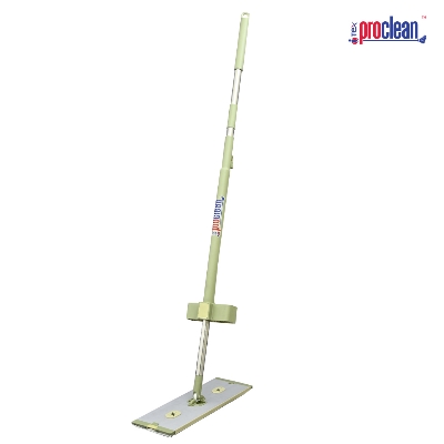 Picture of Proclean Floor Cleaning Regular Flat Mop with squeezer_FM-9562. Easy Swipe Hands-Free Mop with 2pcs Microfiber Pads, Hands-Free Washing Flat Microfiber Wet Dry Mop Self Wringing & Squeeze Flat Mops Cleaning, For all kind of Floors .