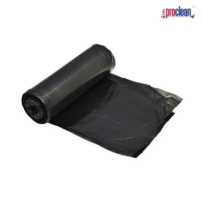 Picture of Proclean Garbage Bag_GB-2432_(35L)- Norm Black Rectangle Rubbish Waste Trash Waste Bag On Roll - Use for Hospital Waste Disposal, Soiled Linen Bag, Laundry Bag, Trash Liner, Sanitary Storage