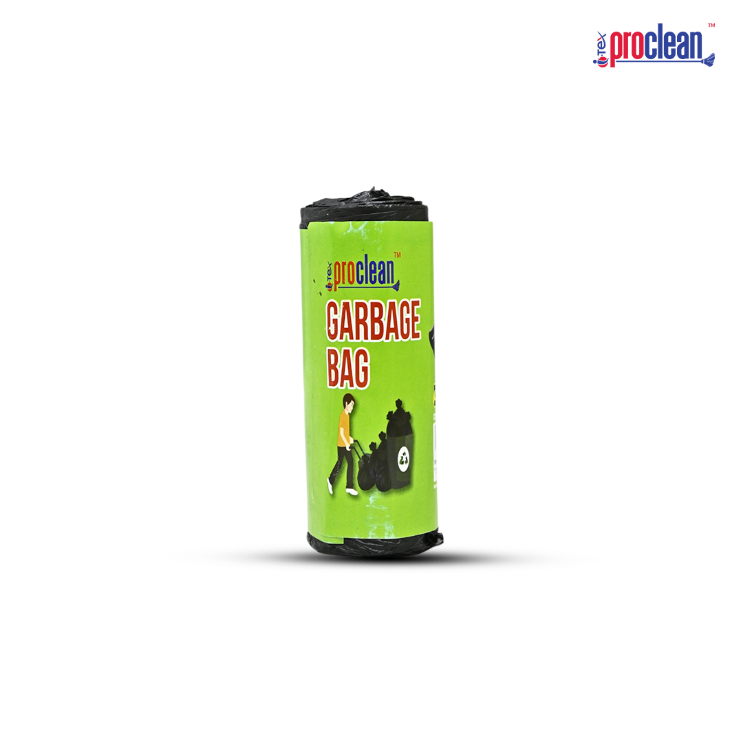 Picture of Proclean Garbage Bag_GB-2432_(35L)- Norm Black Rectangle Rubbish Waste Trash Waste Bag On Roll - Use for Hospital Waste Disposal, Soiled Linen Bag, Laundry Bag, Trash Liner, Sanitary Storage