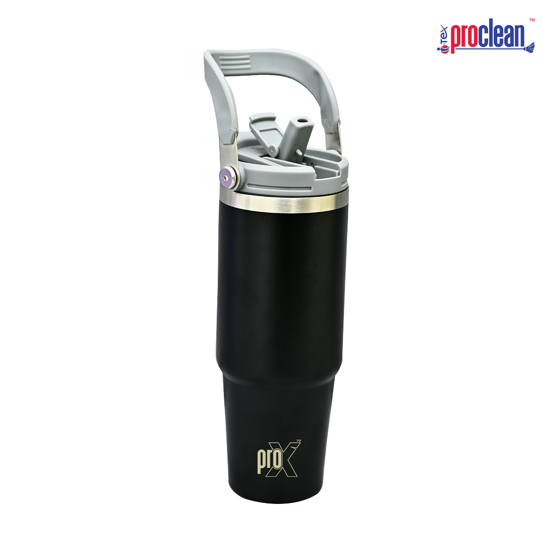 Picture of Proclean Thermos Mug 890ML CM-1718 with Handle and Straw Lid Stainless Steel Vacuum Insulated Cup, Coffee Mug for Water, Coffee or Iced Tea