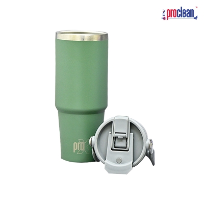 Picture of Proclean Thermos Mug 890ML CM-1718 with Handle and Straw Lid Stainless Steel Vacuum Insulated Cup, Coffee Mug for Water, Coffee or Iced Tea