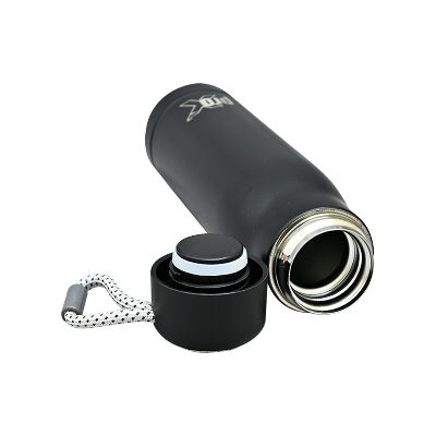 Picture of ProX Stainless Steel Water Bottle with Carry Rope WB-2289  | 500ml Hot & Cold Water Bottle| for Office, Home, Gym, School | Leak Proof Double Walled Vacuum Insulated Bottle