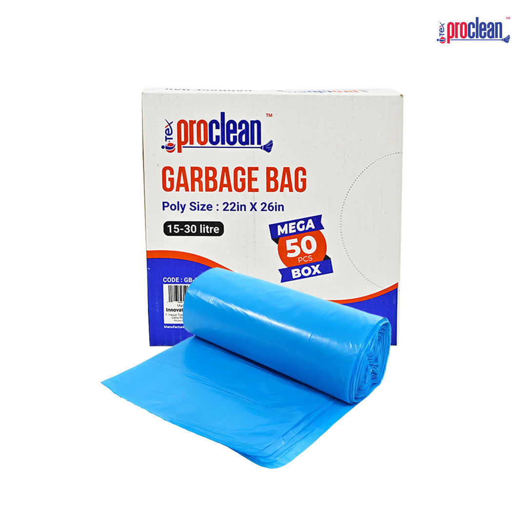 Picture of Proclean Garbage Bag (15-30 Liters) GB-2265  Use for Hospital Waste Disposal, Soiled Linen Bag, Laundry Bag, Trash Liner, Sanitary Storage