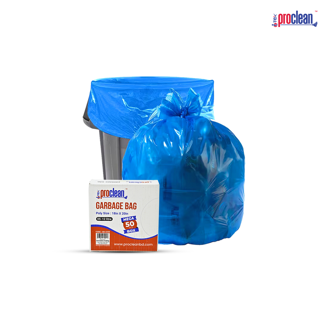 Picture of Proclean Garbage Bag (5-12Liters) GB-2258 Use for Hospital Waste Disposal, Soiled Linen Bag, Laundry Bag, Trash Liner, Sanitary Storage