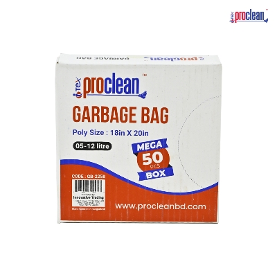 Picture of Proclean Garbage Bag (5-12Liters) GB-2258 Use for Hospital Waste Disposal, Soiled Linen Bag, Laundry Bag, Trash Liner, Sanitary Storage