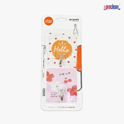 Picture of Self-Adhesive Colorful 2 Pcs Wall Hooks_ WH-2234, Heavy Duty Hooks for Hanging 15KG (Max) Magic Stickers Hooks Colorful with Pretty Designed Adhesive Hooks for Clothes, Kitchen Accessories, and More - No Drilling Required