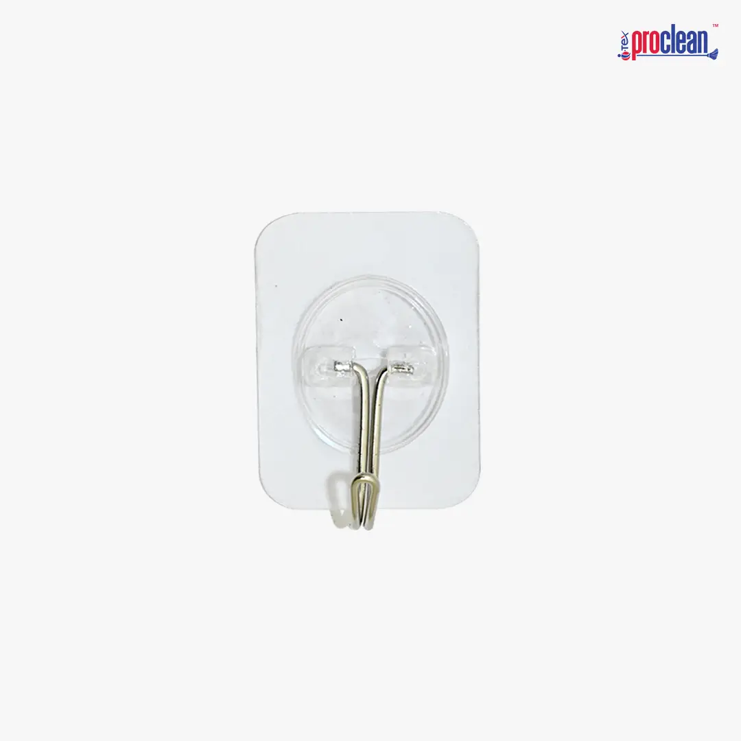 Picture of Adhesive Hooks_WH-2227 (Set of 6 Pcs) for Hanging Heavy Weights - Bathroom & Kitchen - Waterproof Clear Hooks, Kitchen Accessories, and More - No Drilling Required - Great Choice for Your Home Improvement