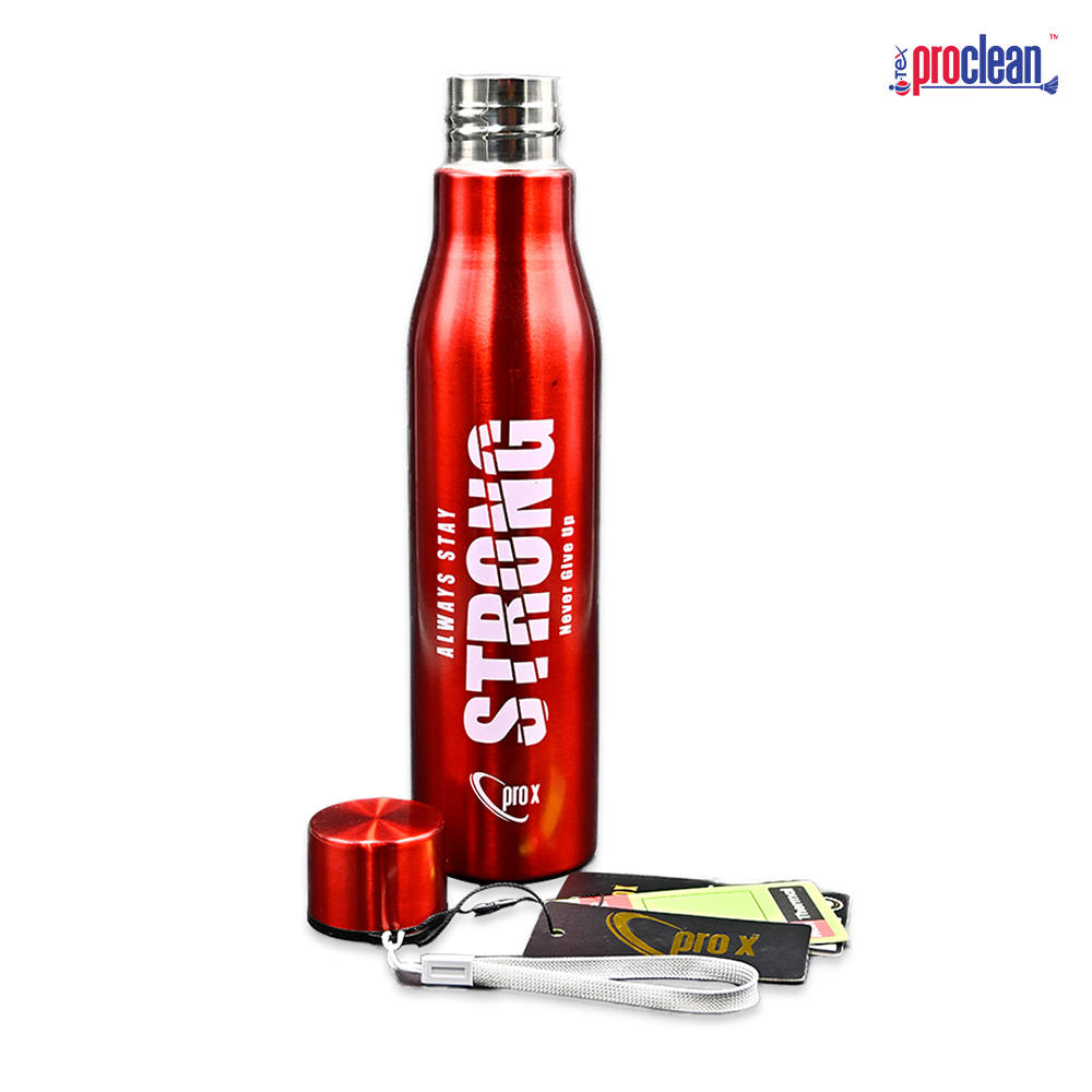 Picture of Proclean Stainless Steel Vacuum Insulated Cola Shape (1000ml)Single Layer SS Non Thermal Printed Water Bottle_WB-2159