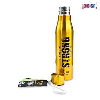 Picture of Proclean Stainless Steel Vacuum Insulated Cola Shape (1000ml)Single Layer SS Non Thermal Printed Water Bottle_WB-2159