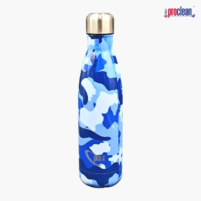 Picture of Proclean Stainless Steel Vacuum Insulated Cola Shape (750ml) SS Non Thermal  Printed Water Bottle_WB-2128