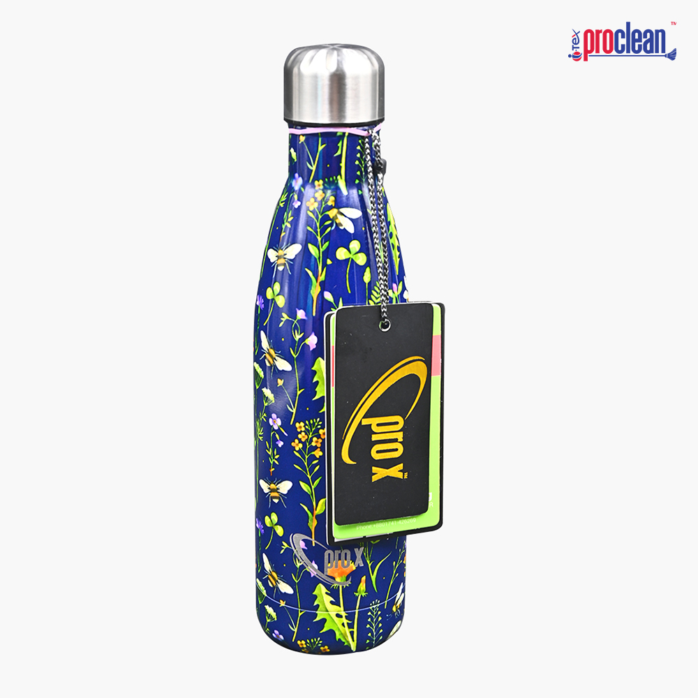 Picture of Proclean Stainless Steel Vacuum Insulated Cola Shape (750ml) SS Non Thermal  Printed Water Bottle_WB-2128