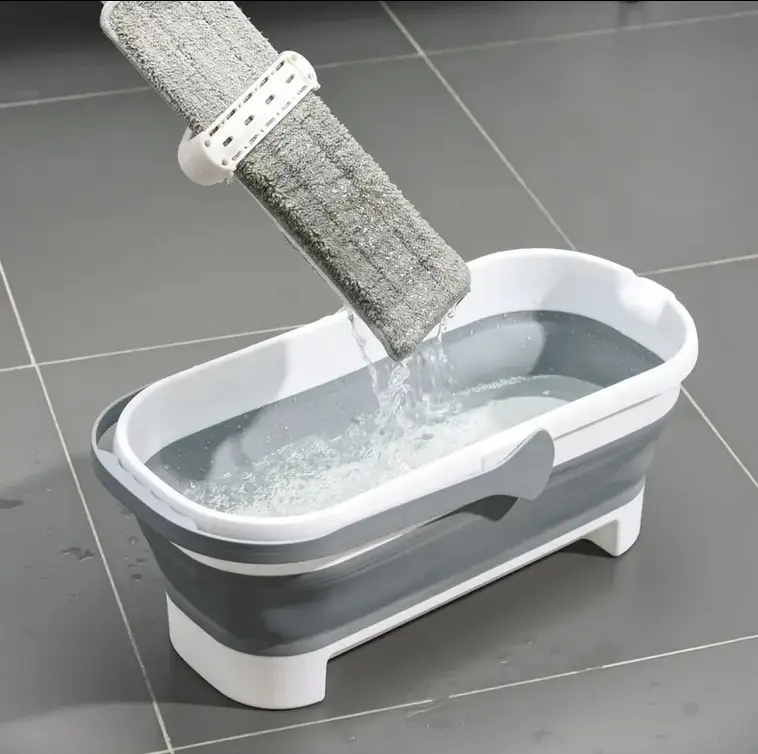 Picture of Proclean Household Mop Bucket MB-9814_ Folding Cleaning Foldable Bucket with Handle for House Cleaning. Collapsible Bucket, Cleaning Bucket Mop Buckets for Household