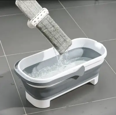 Picture of Proclean Household Mop Bucket MB-9814_ Folding Cleaning Foldable Bucket with Handle for House Cleaning. Collapsible Bucket, Cleaning Bucket Mop Buckets for Household
