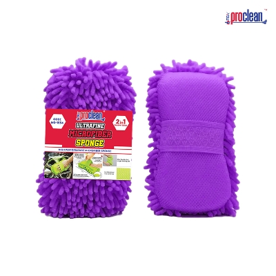 Picture of Proclean Multipurpose Car Sponge MS-1954 Car Cleaning Scratch Free , Duster  , Car Cleaning Accessories  , Microfiber  , Brush , Ultra Soft , Single Sided (Pack of 1)