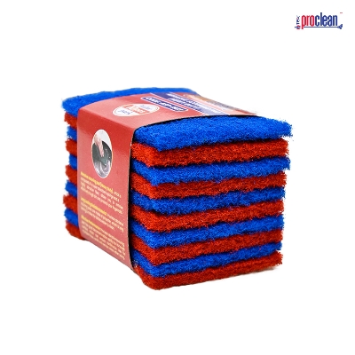 Picture of Proclean Abrasive Scouring Pad, Multi-Use & Non-Scratch . All-Purpose Scrubbing Sponge Safely Cleans All Hard Surfaces in Kitchen and Bathroom, 20 Count (Pack of 2), Green_ASP-1923