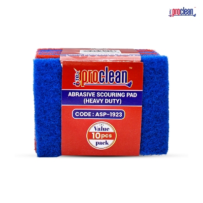 Picture of Proclean Abrasive Scouring Pad, Multi-Use & Non-Scratch . All-Purpose Scrubbing Sponge Safely Cleans All Hard Surfaces in Kitchen and Bathroom, 20 Count (Pack of 2), Green_ASP-1923