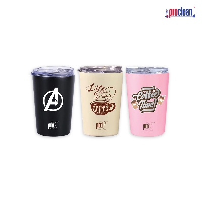 Picture of ProX stainless steel vacuum insulated coffee thermos mug CM-1640 , small drinking chilly bottle coffee thermos mug eco friendly, Stainless Steel Vacuum Thermal Mug Insulated Cup