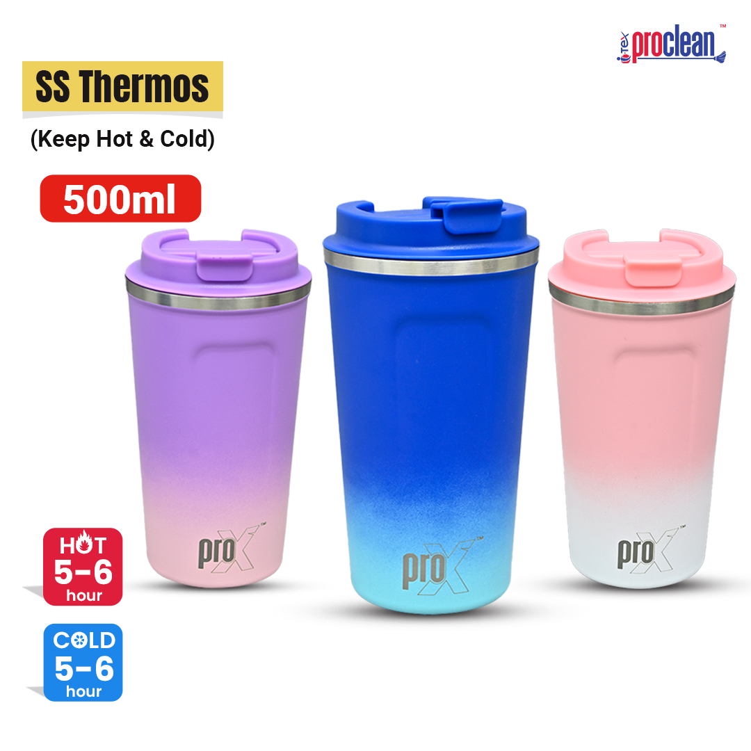 Picture of Proclean Coffee Mug¬_CM-1732 , 500 ml Thermal Mug Coffee, Leak-Proof Stainless Steel Travel Mug Coffee Thermal Mug Ideal for Heat and Cold.