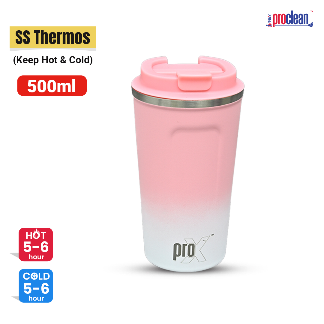 Picture of Proclean Coffee Mug¬_CM-1732 , 500 ml Thermal Mug Coffee, Leak-Proof Stainless Steel Travel Mug Coffee Thermal Mug Ideal for Heat and Cold.