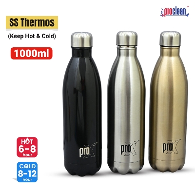 Picture of Proclean Stainless Steel Vacuum Insulated Cola Shape (1000ml) Thermos Sunshine Water Bottle_ WB-1671