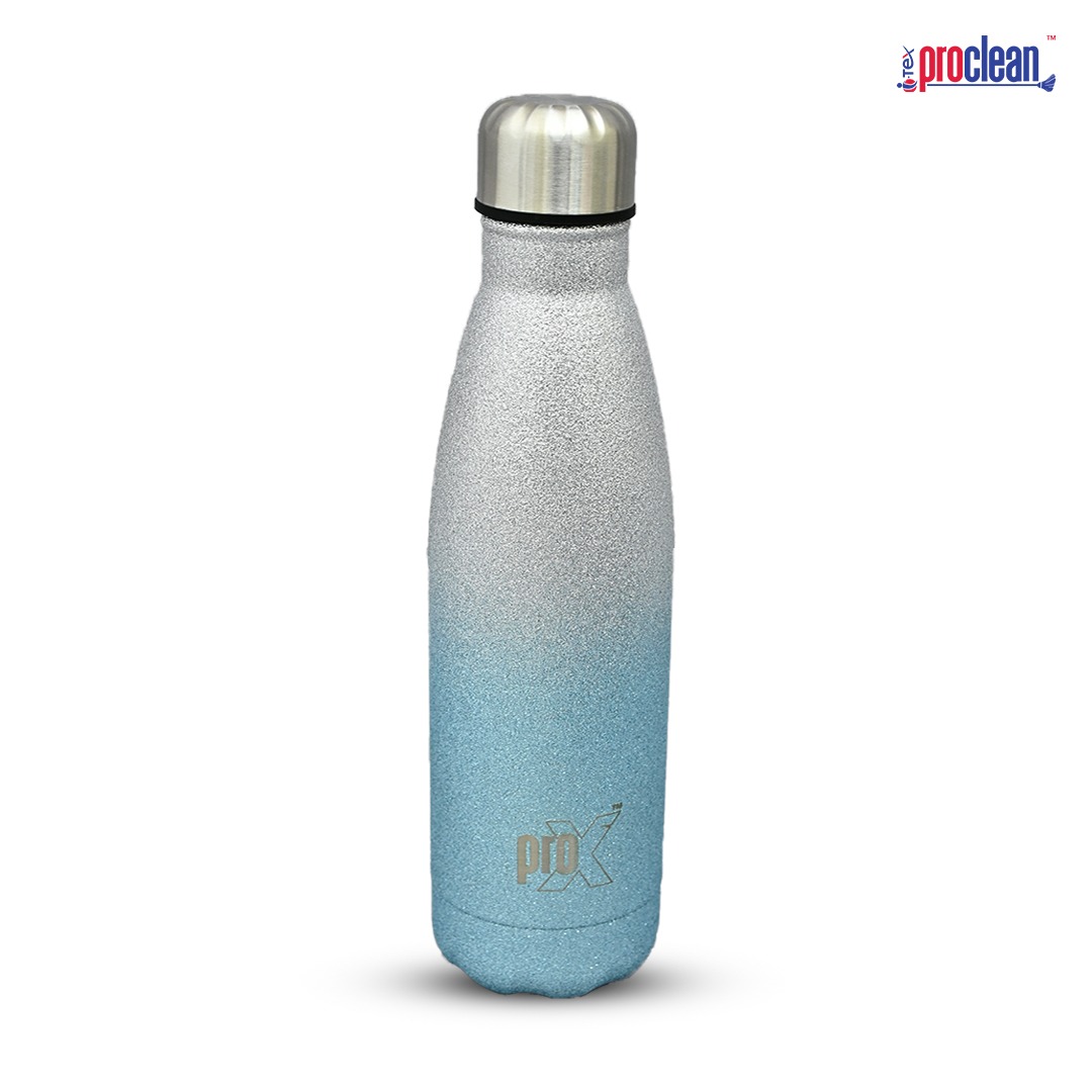 Picture of ProX Vacuum Insulated Stainless Steel Water Bottle WB-1657 ( 500ml )- Vacuum Insulated Metal Water Bottle - Standard Mouth Flask - BPA Free - Straw Water Bottle for Gym, Travel, Sports