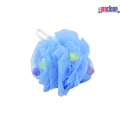 Picture of Proclean Colorful 1pcs Soft Sponge Bath Bubble Ball Foaming Shower Mesh Body Skin Cleaner Exfoliating Scrubber Back Brush Bathroom Accessories SPONGE BB-1558